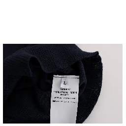 Blue Wool Blouse Sweater