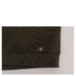 Green Crewneck Cotton Sweater