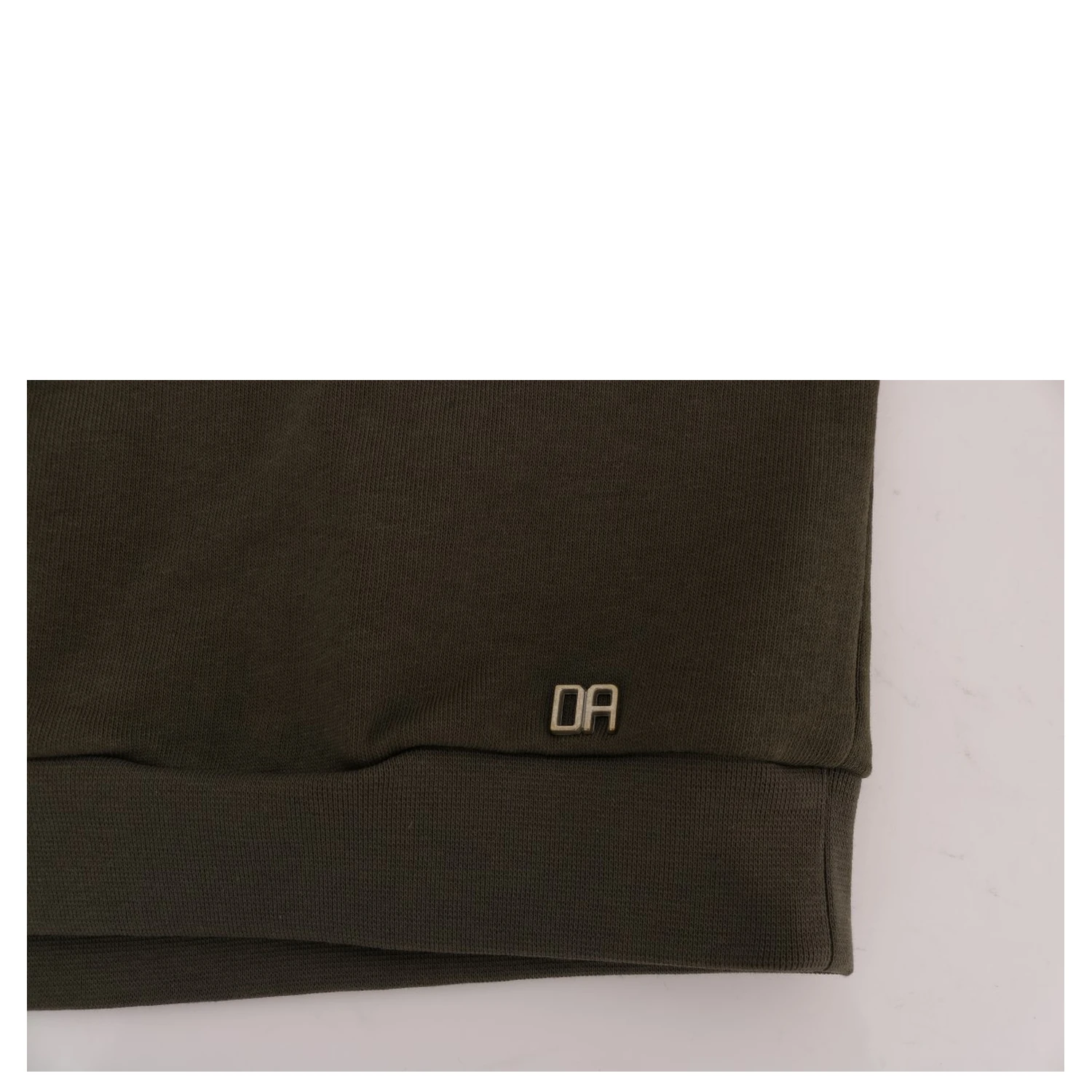 Green Crewneck Cotton Sweater