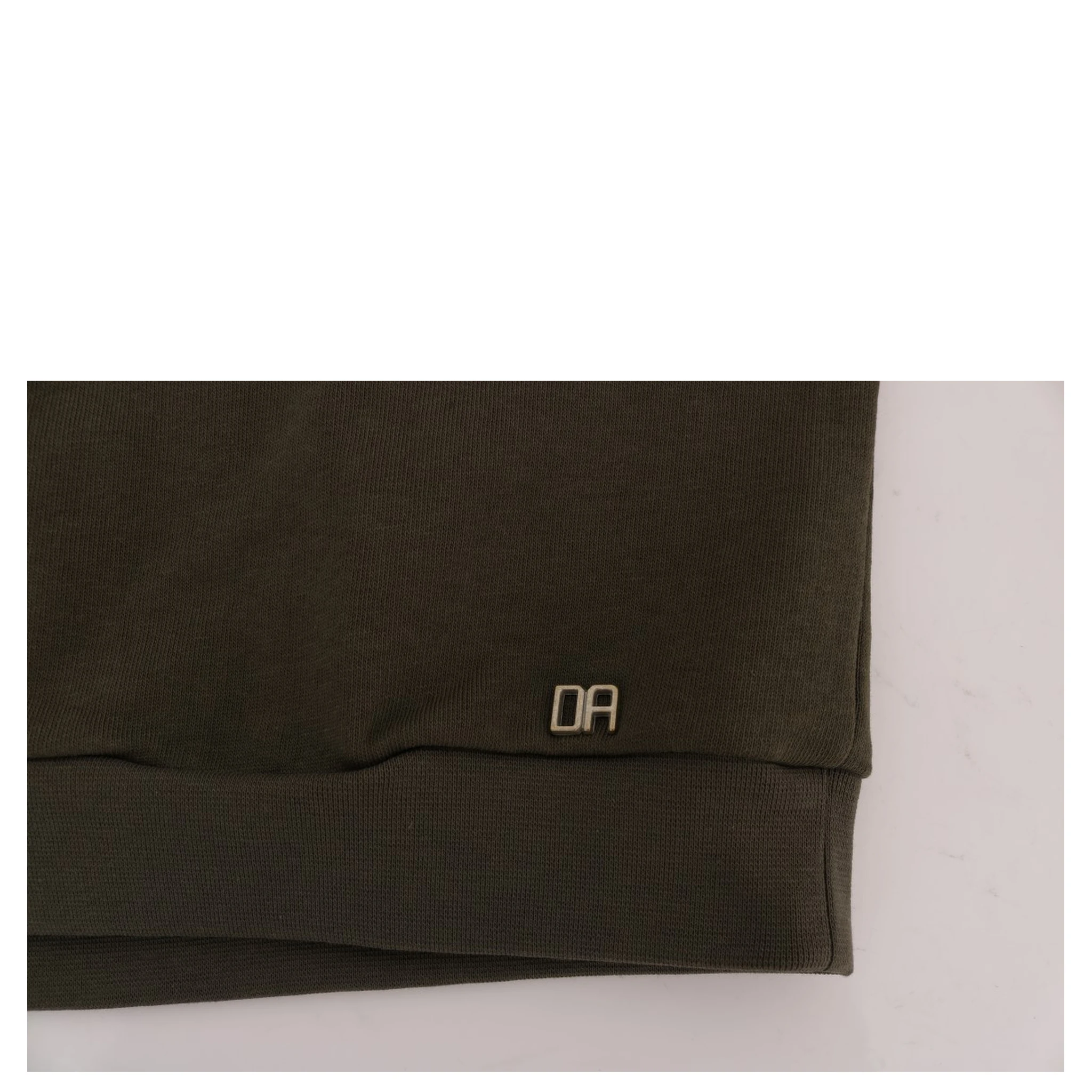 Green Crewneck Cotton Sweater