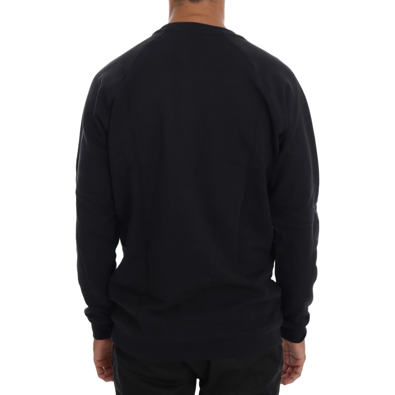Blue Crewneck Cotton Sweater