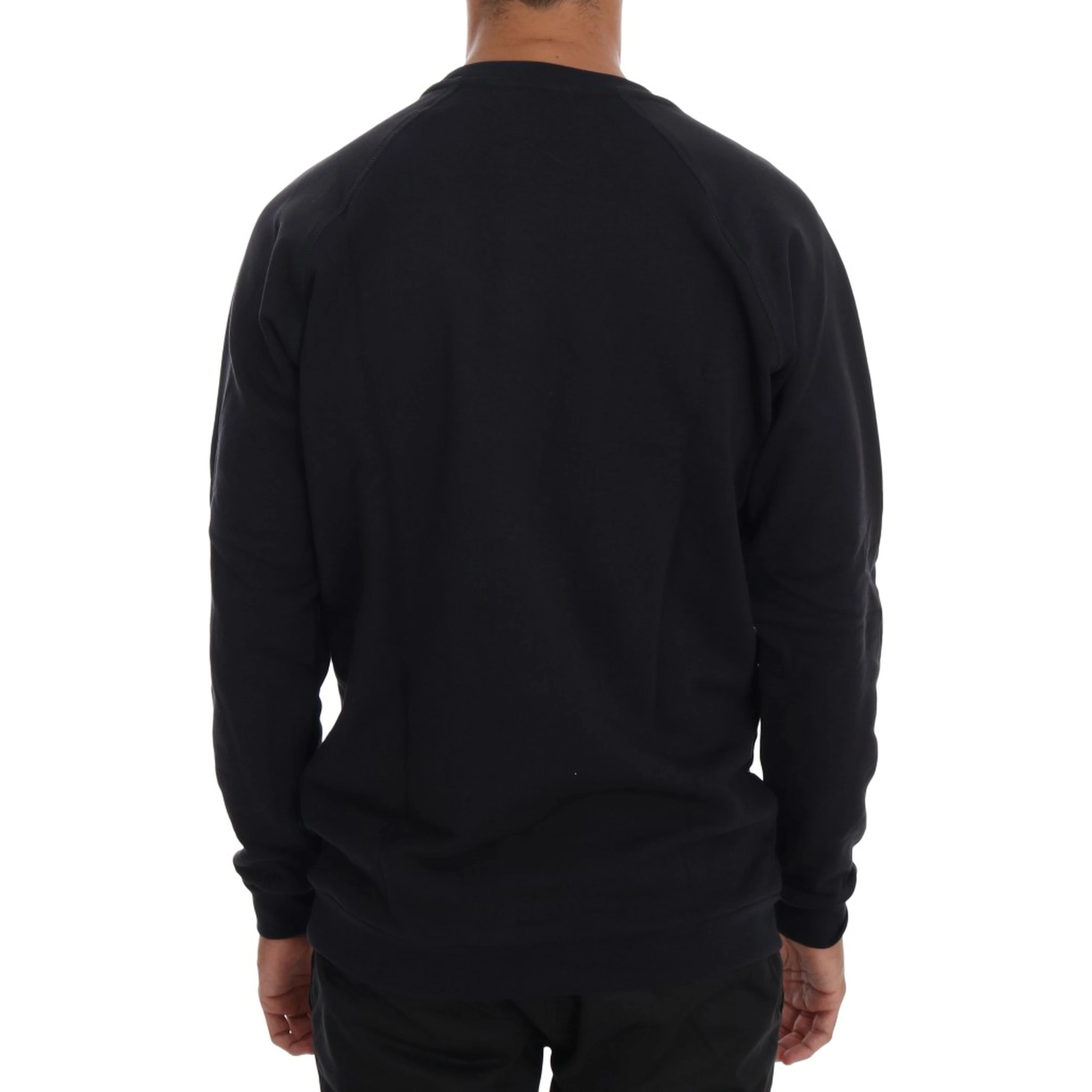 Blue Crewneck Cotton Sweater