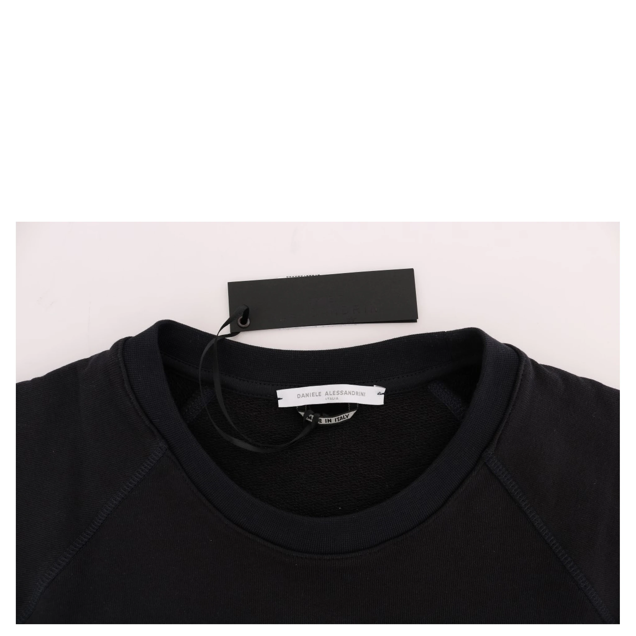 Blue Crewneck Cotton Sweater