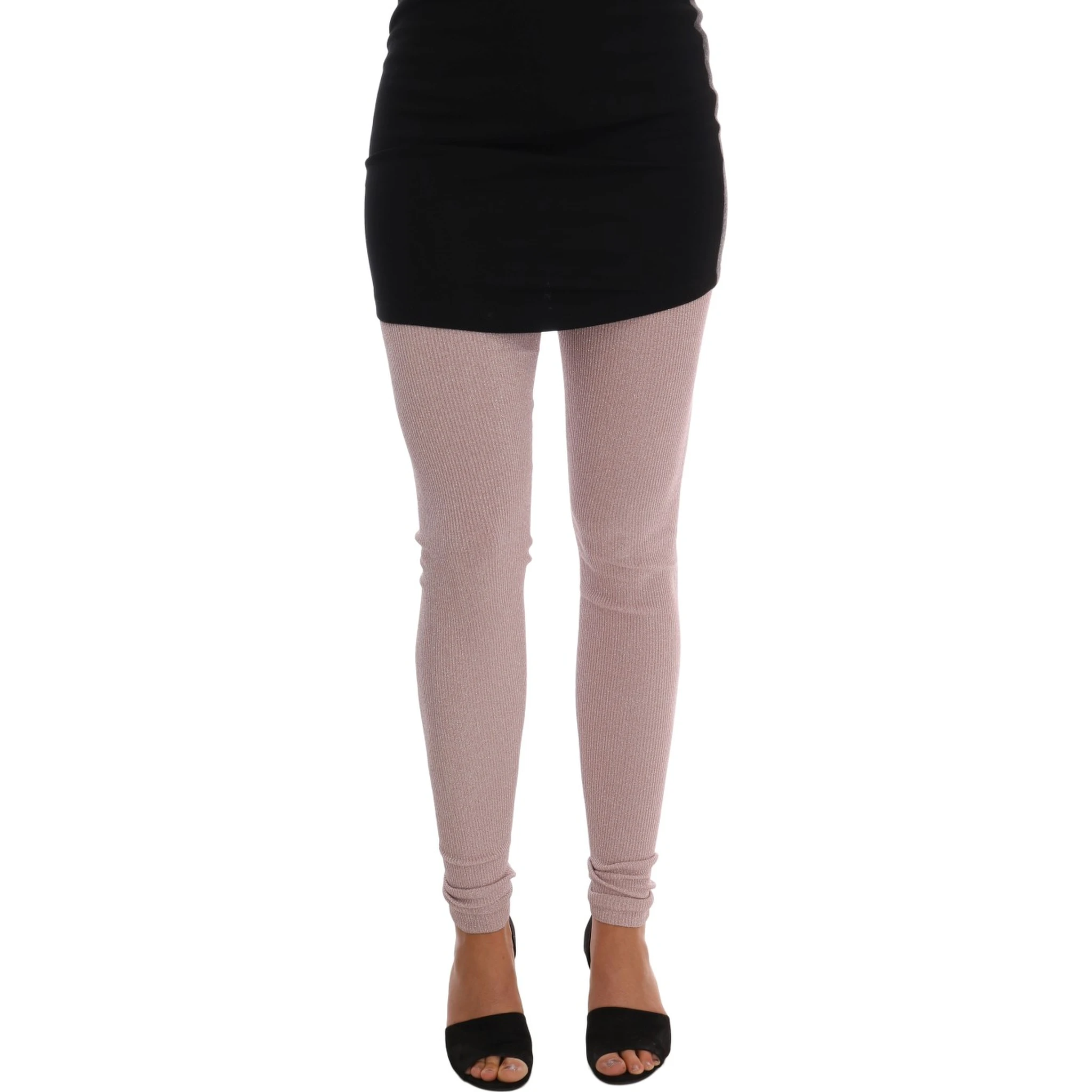 Pink Stretch Waist Tights Stockings