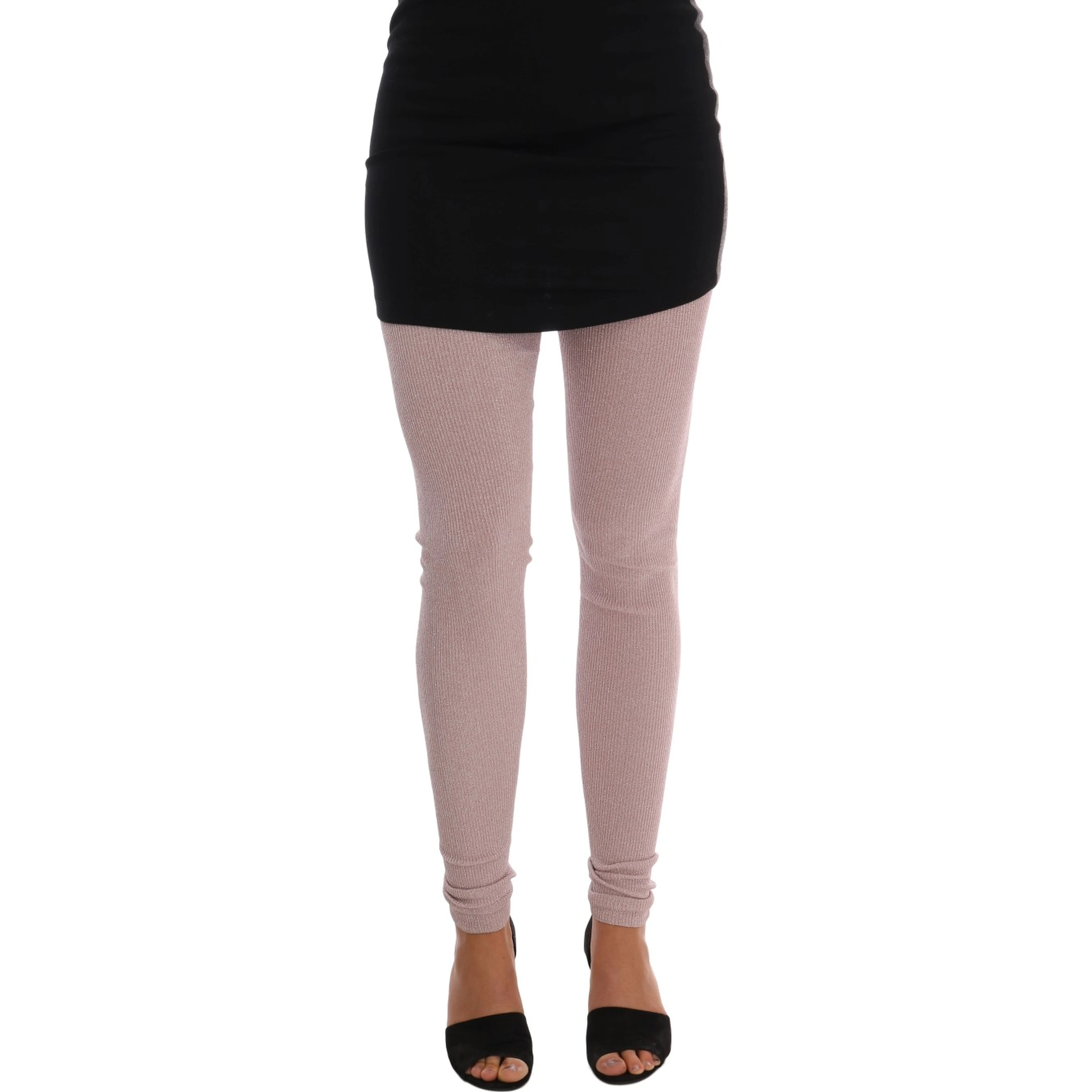 Pink Stretch Waist Tights Stockings