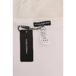 White Net Tank Transparent Top