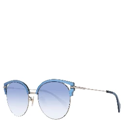 Blue Metal & Plastic Sunglasses