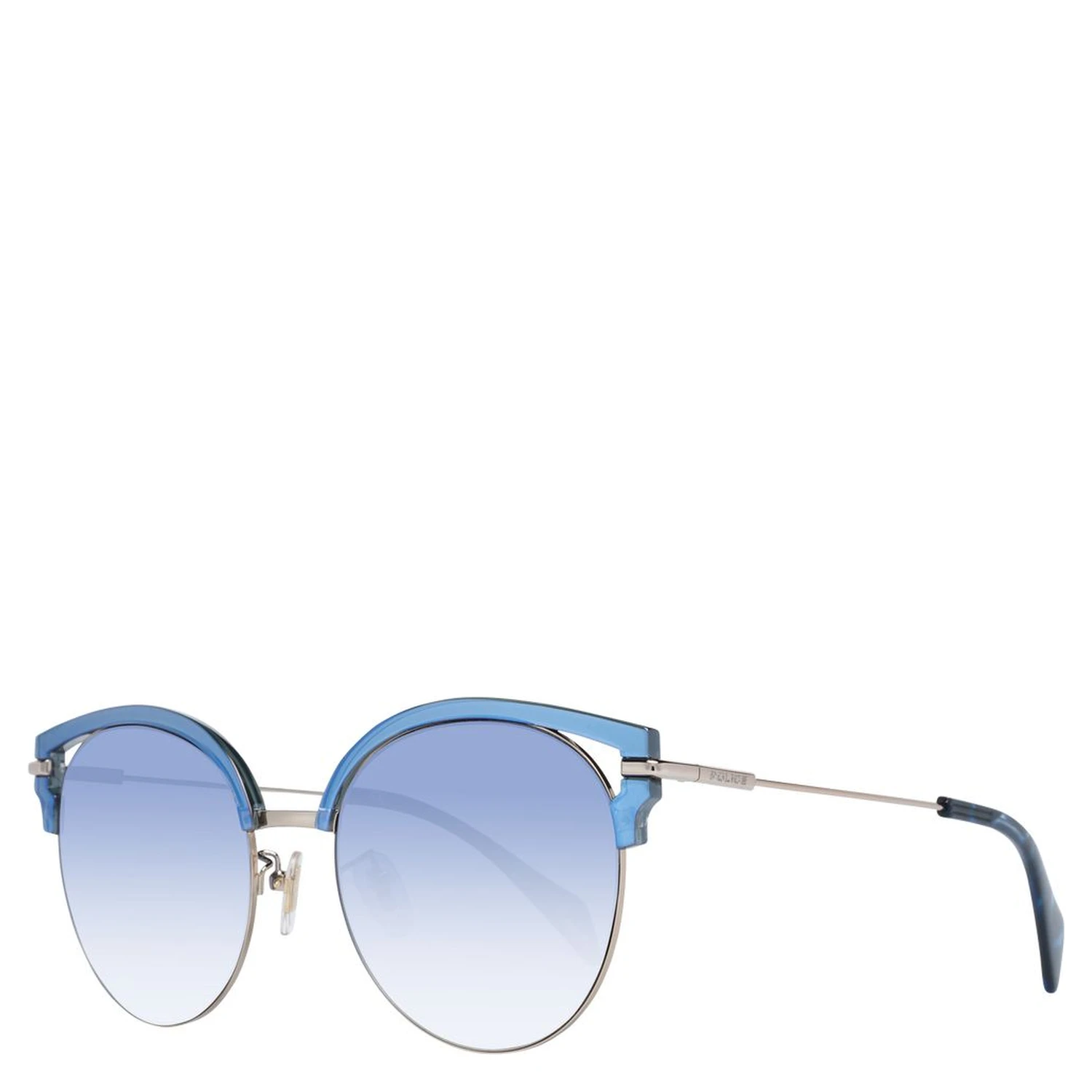 Blue Metal & Plastic Sunglasses