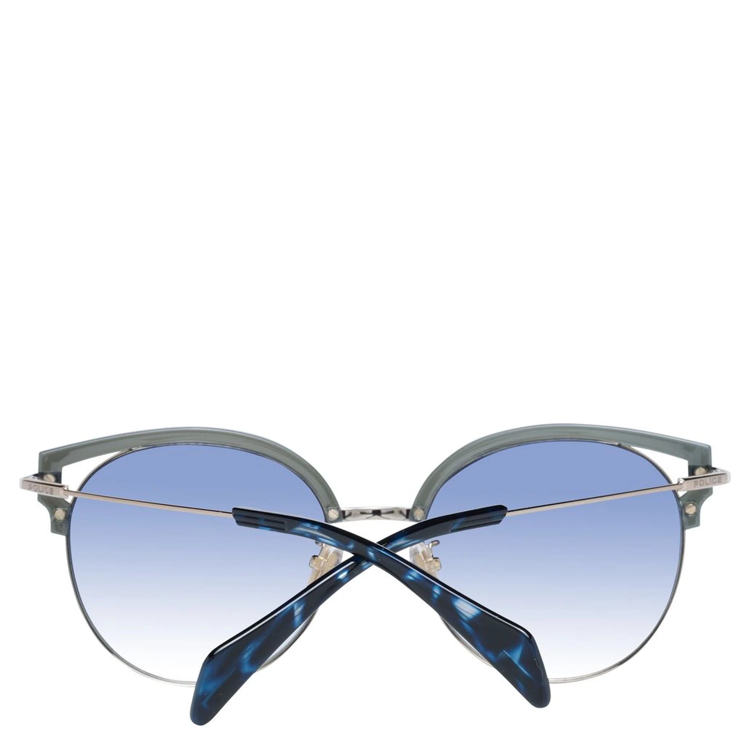 Blue Metal & Plastic Sunglasses