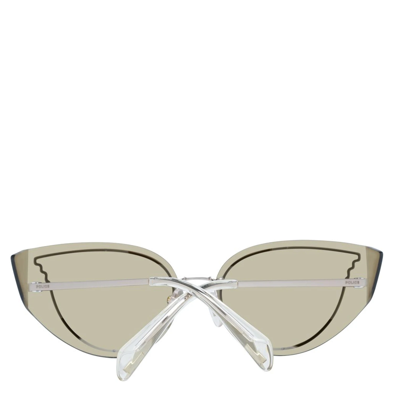 Gold Metal & Plastic Sunglasses