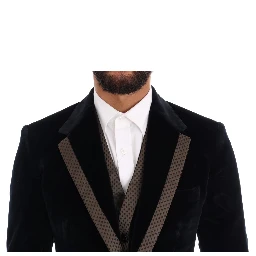 Blue Velvet Two Button Slim 3 Piece Suit