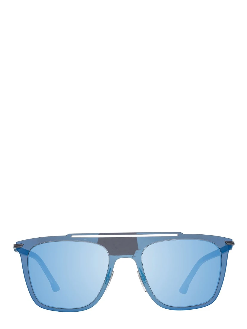 Blue Metal & Plastic Sunglasses