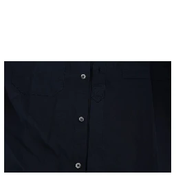 Blue Casual Cotton Long Sleeve Shirt