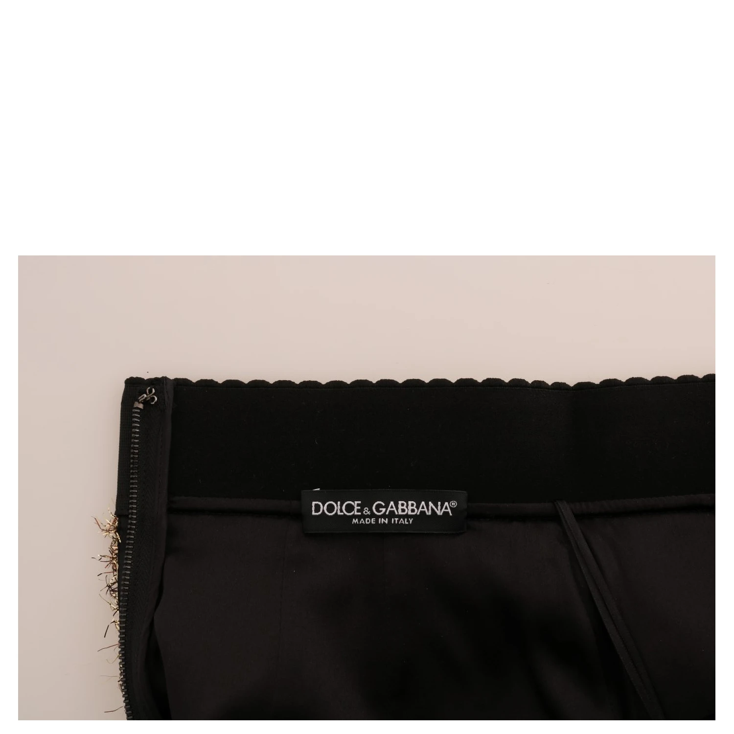 Gold Black Short Mini Skirt