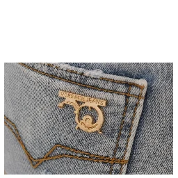 Blue Wash Torn Stretch Slim Fit Jeans