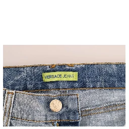 Blue Wash Torn Stretch Slim Fit Jeans