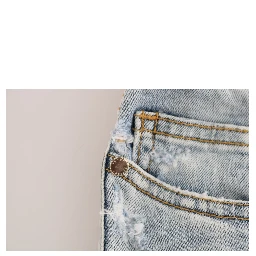 Blue Wash Torn Stretch Slim Fit Jeans