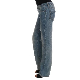 Blue Wash Cotton Classic Jeans