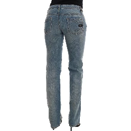 Blue Wash Cotton Classic Jeans