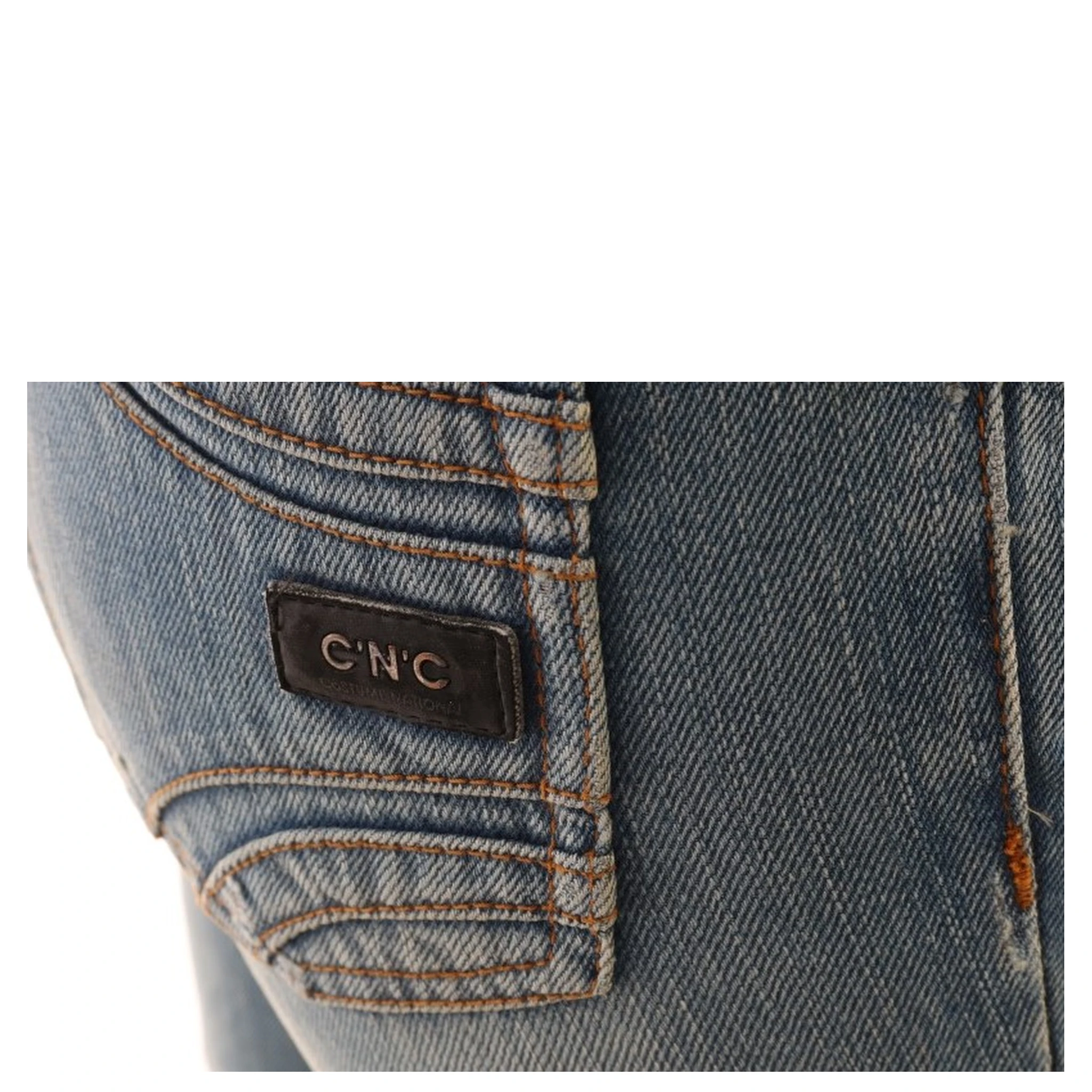 Blue Wash Cotton Classic Jeans