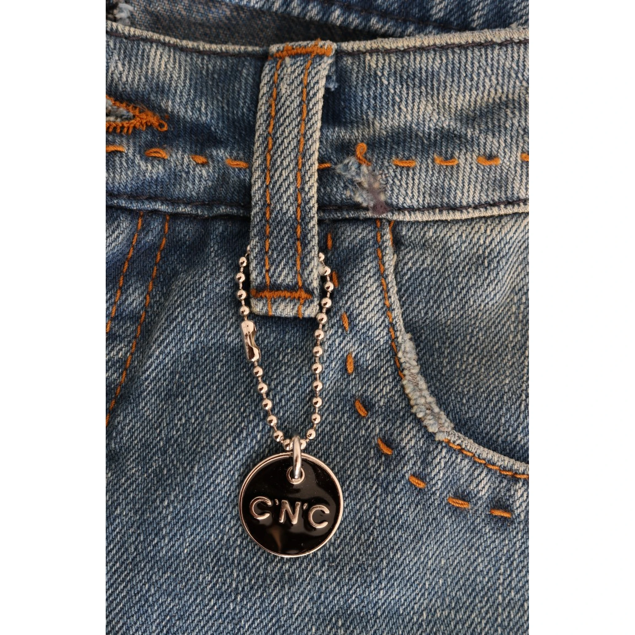 Blue Wash Cotton Classic Jeans