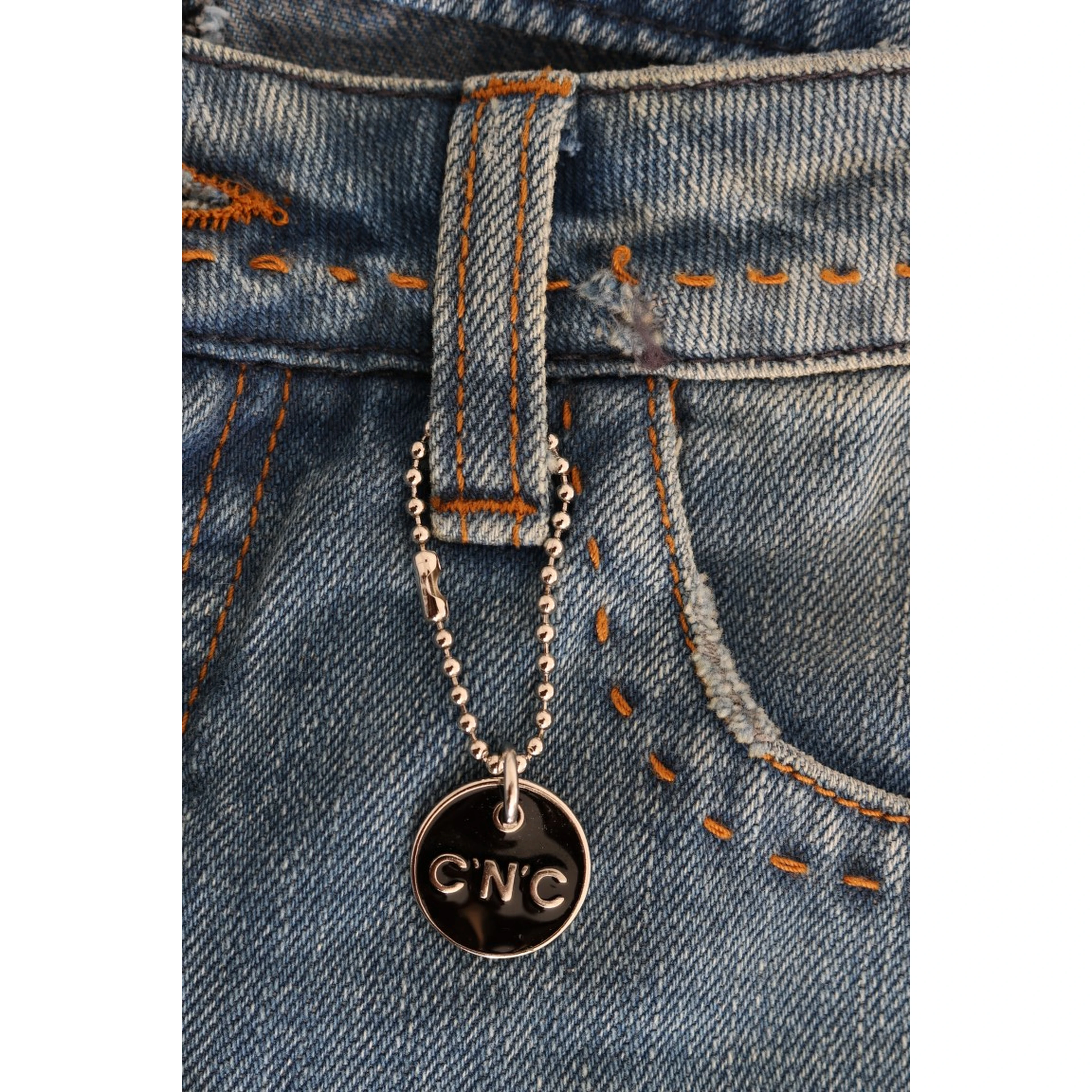 Blue Wash Cotton Classic Jeans