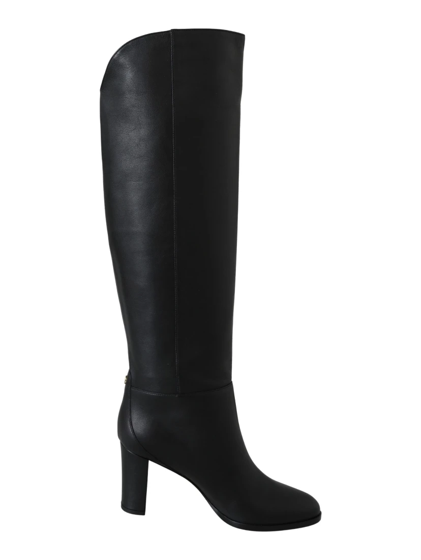 Black Leather Madalie 80 Boots Shoes