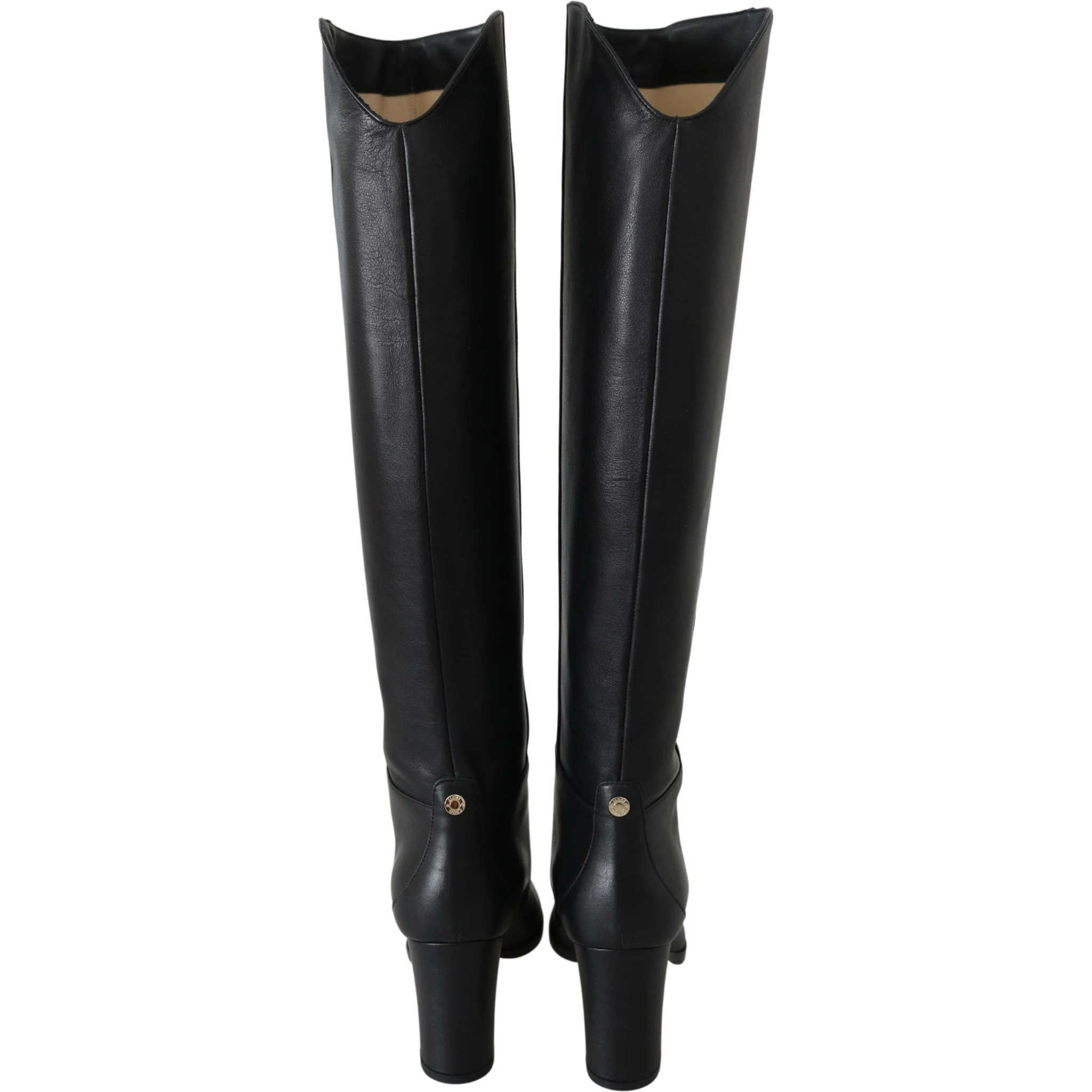 Black Leather Madalie 80 Boots Shoes