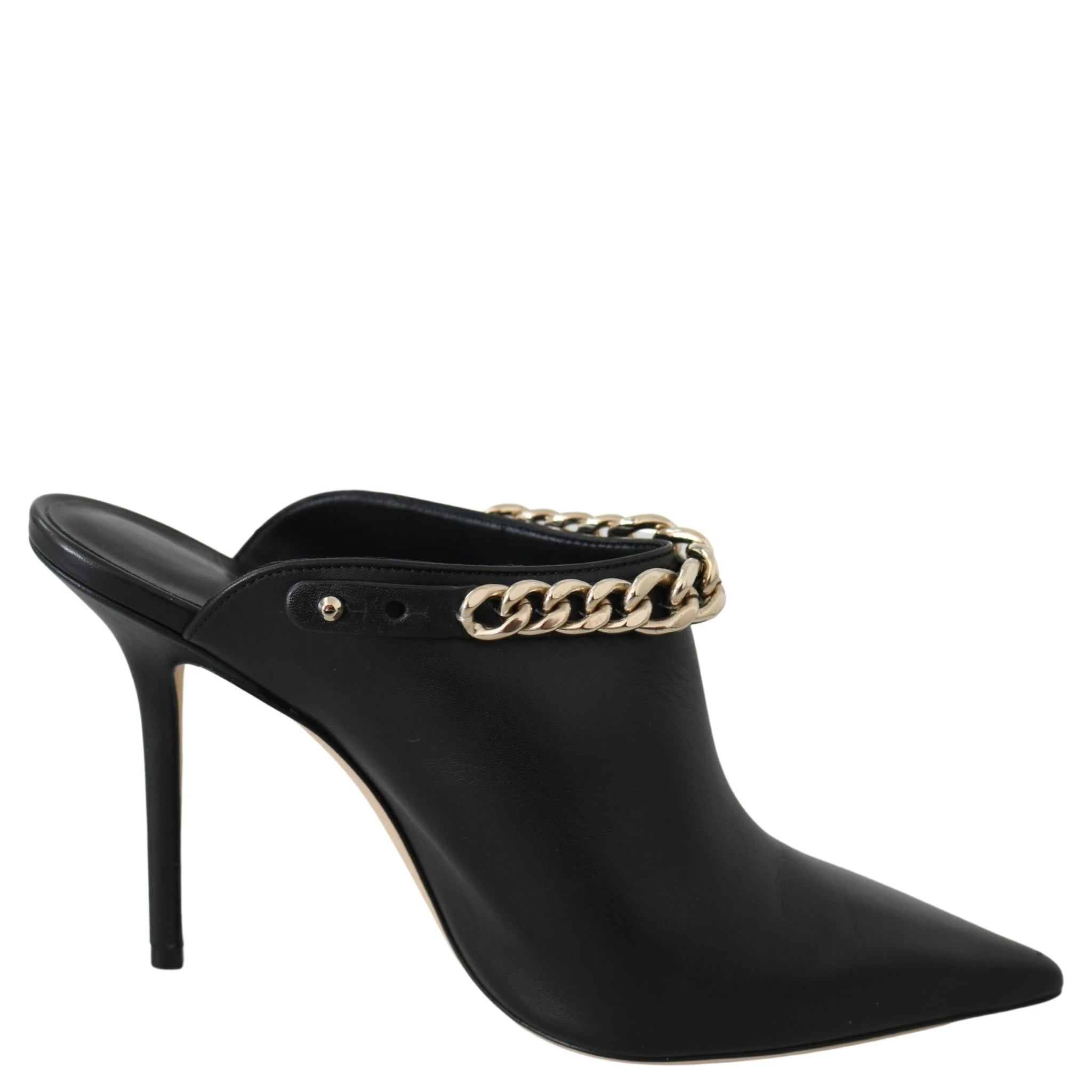 Black Calf Leather Lexx Pumps Shoes