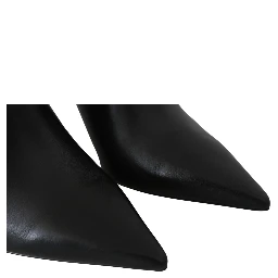 Black Calf Leather Lexx Pumps Shoes