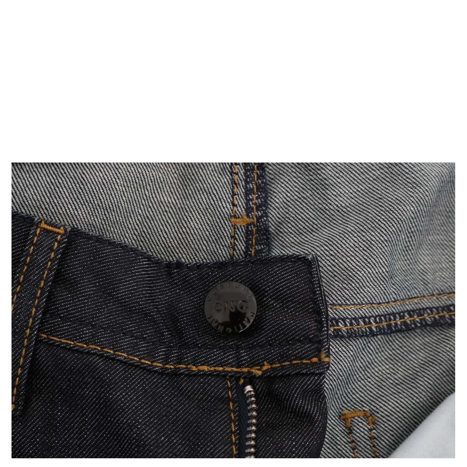 Dark Blue Cotton Classic Fit Jeans