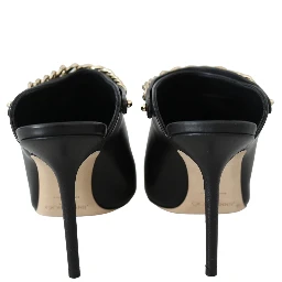 Black Calf Leather Lexx Pumps Shoes