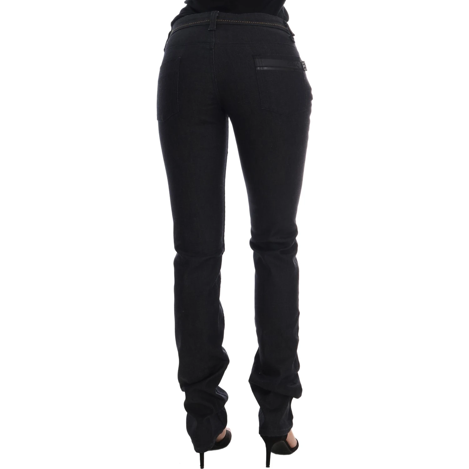 Blue Cotton Stretch Slim Fit Jeans