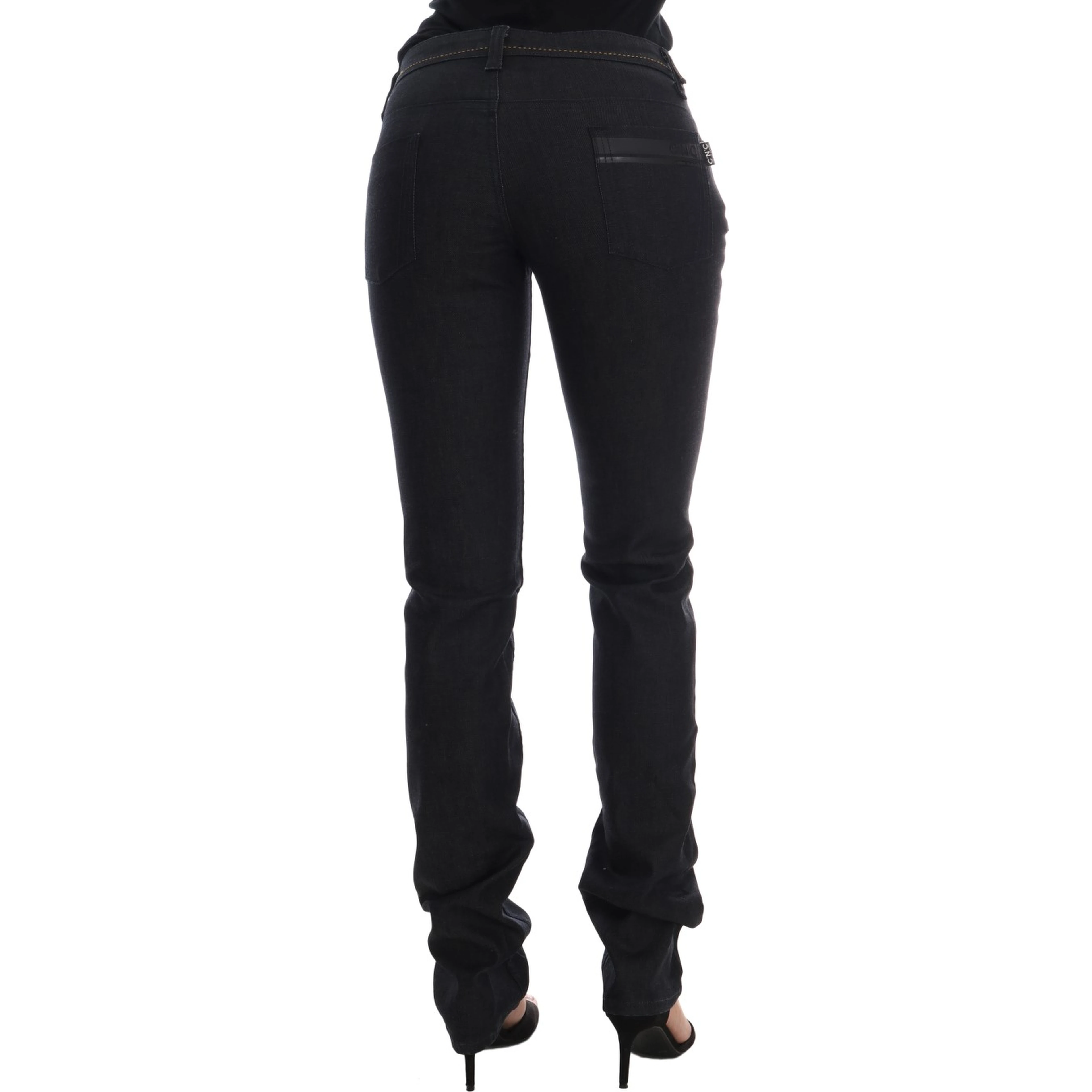 Blue Cotton Stretch Slim Fit Jeans