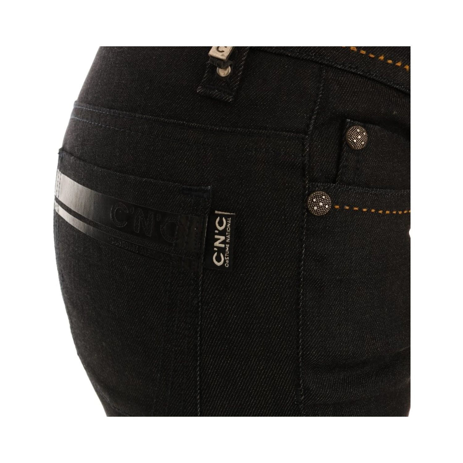 Blue Cotton Stretch Slim Fit Jeans