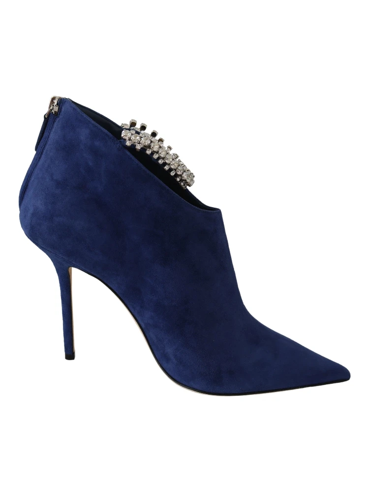 Pop Blue Leather Blaize 100 Boots Shoes