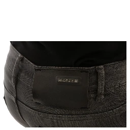 Gray Cotton Slim Fit Denim Jeans