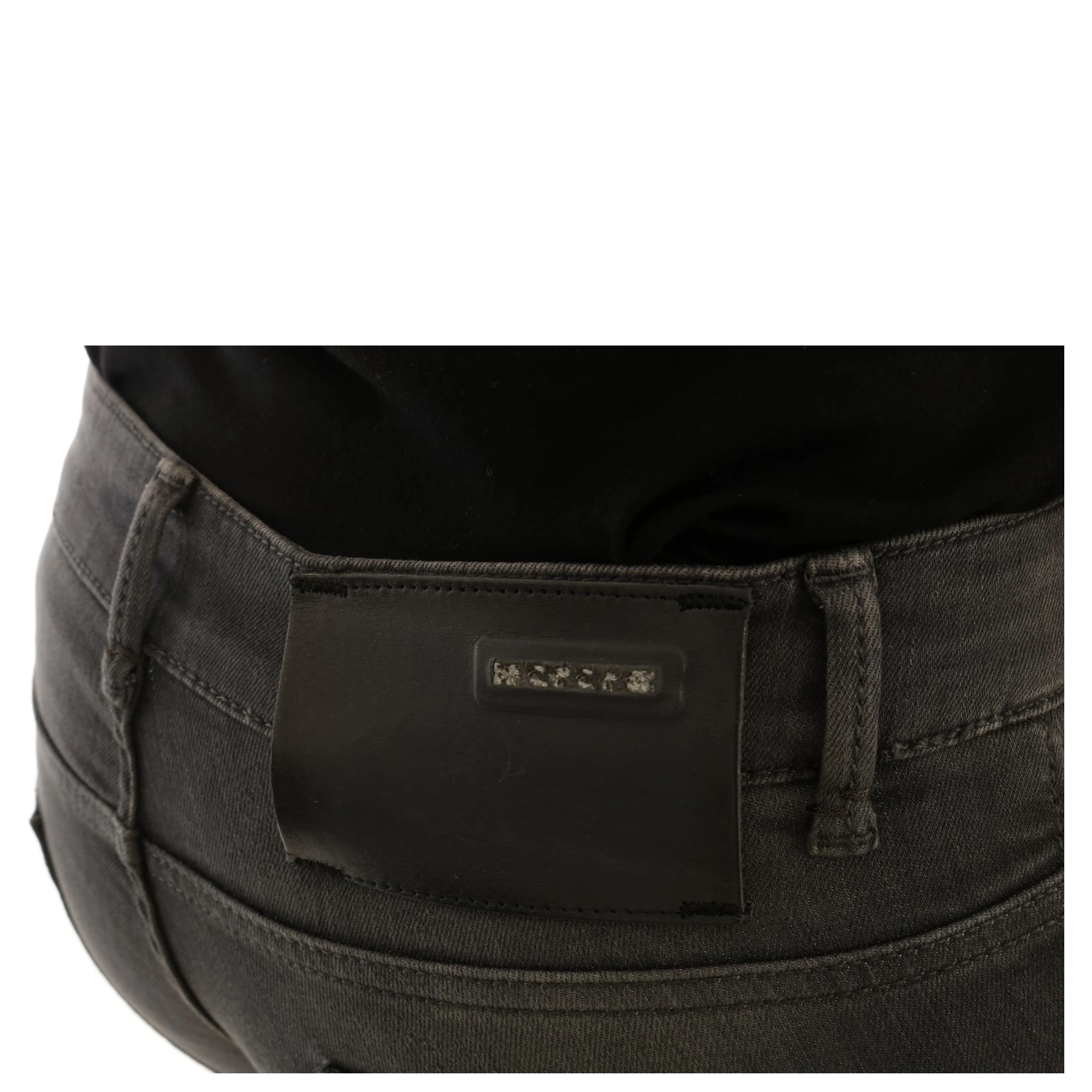 Gray Cotton Slim Fit Denim Jeans