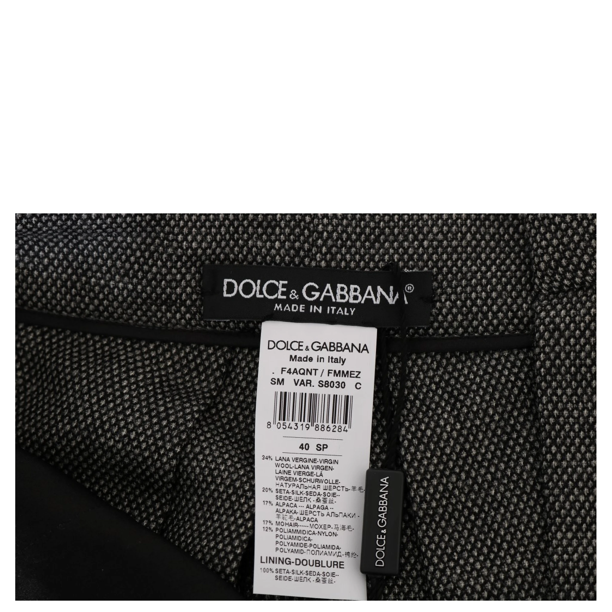 Gray Wool High Waist Mini Shorts