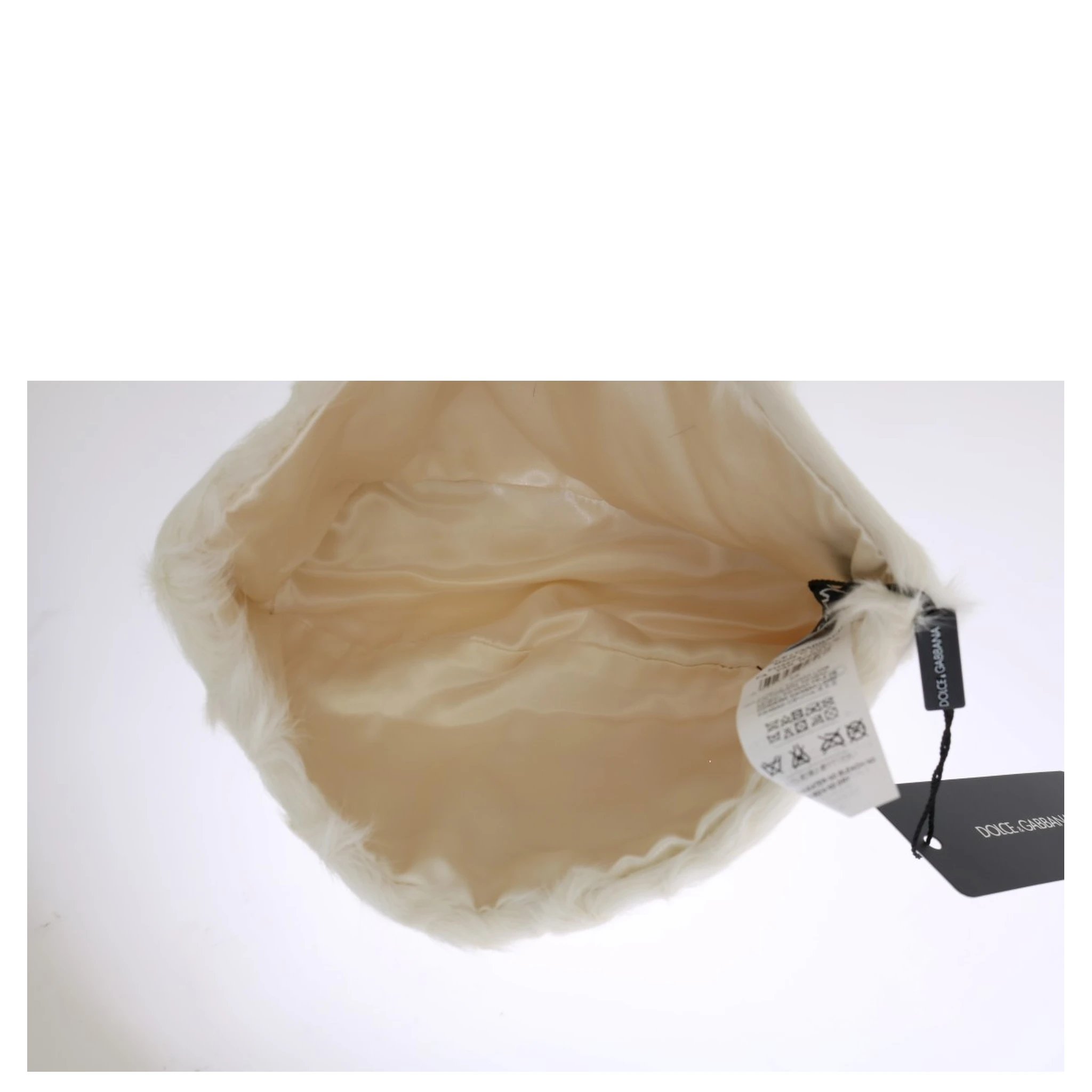 White Xiangao Lamb Fur Beanie