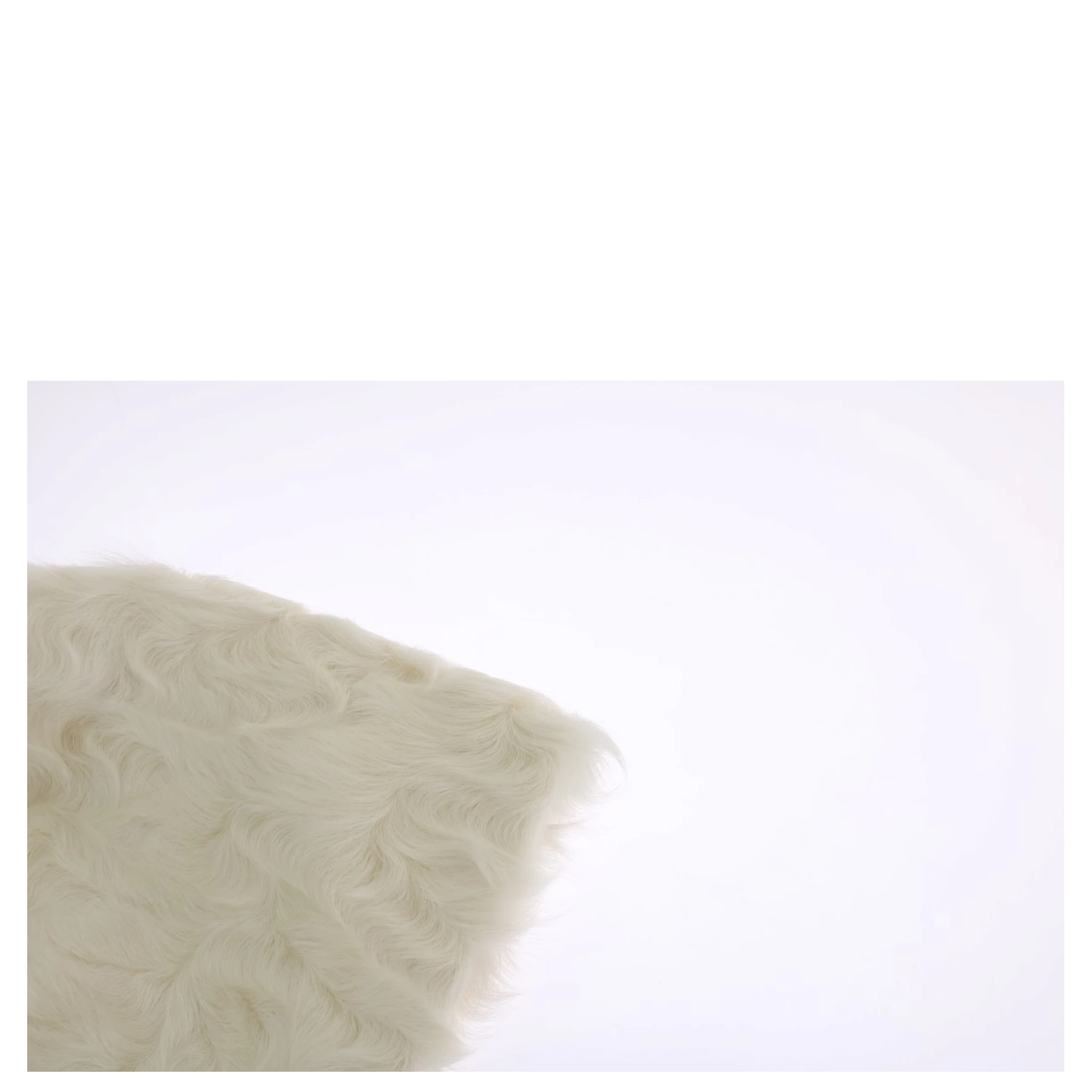 White Xiangao Lamb Fur Beanie