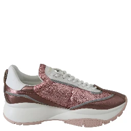 Pink Candyfloss Leather Raine Sneakers