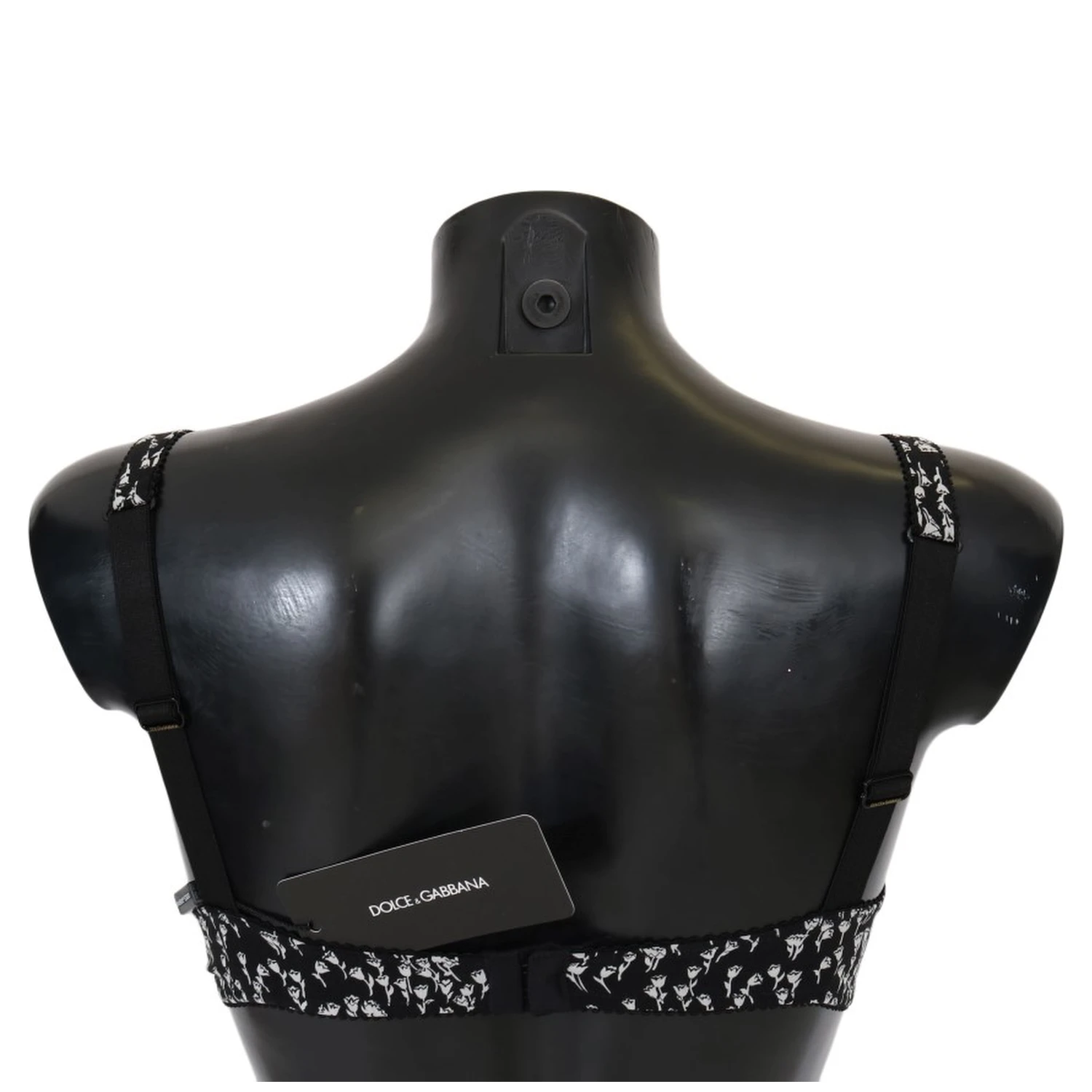 Black Silk White Lace Stretch Underwear Bra