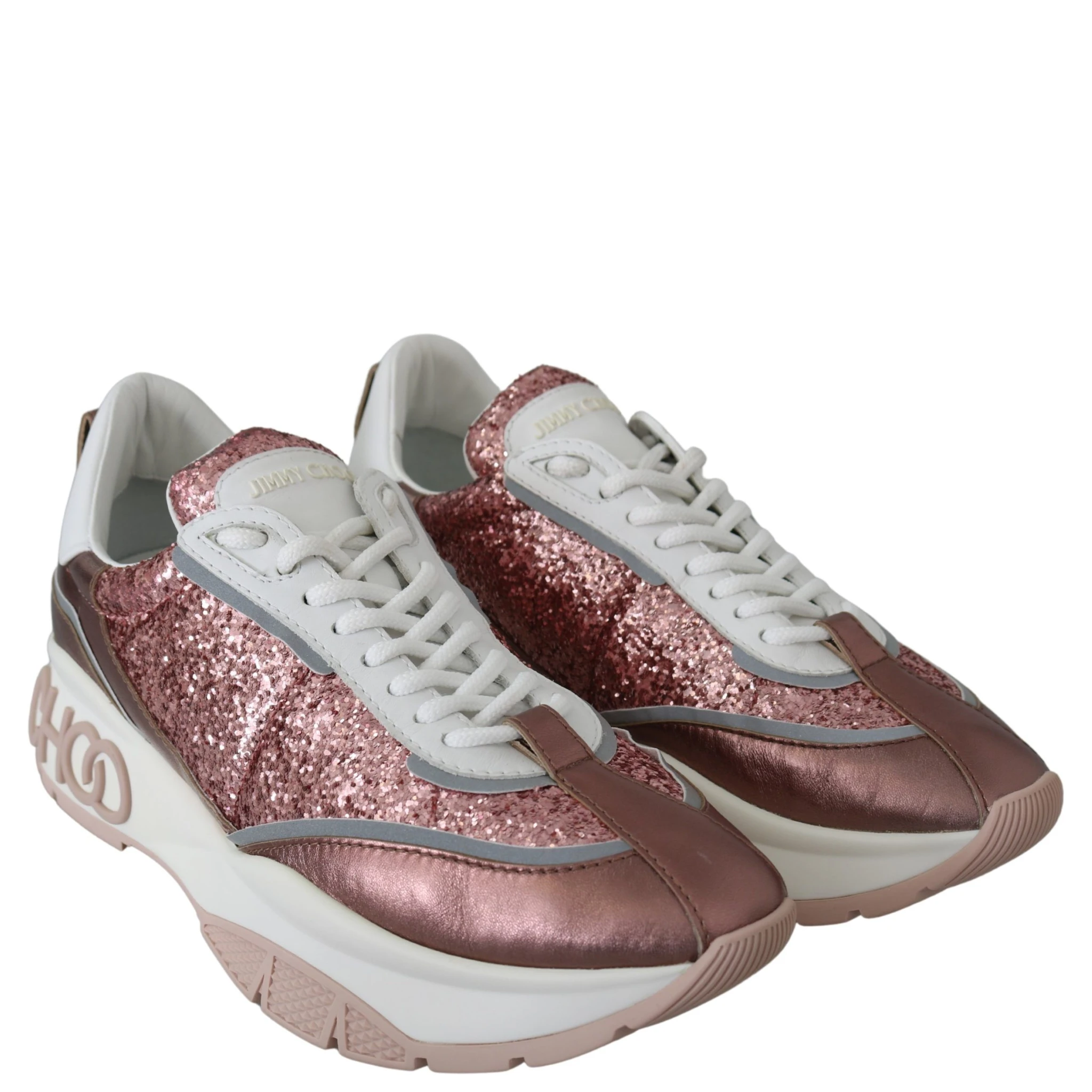 Pink Candyfloss Leather Raine Sneakers