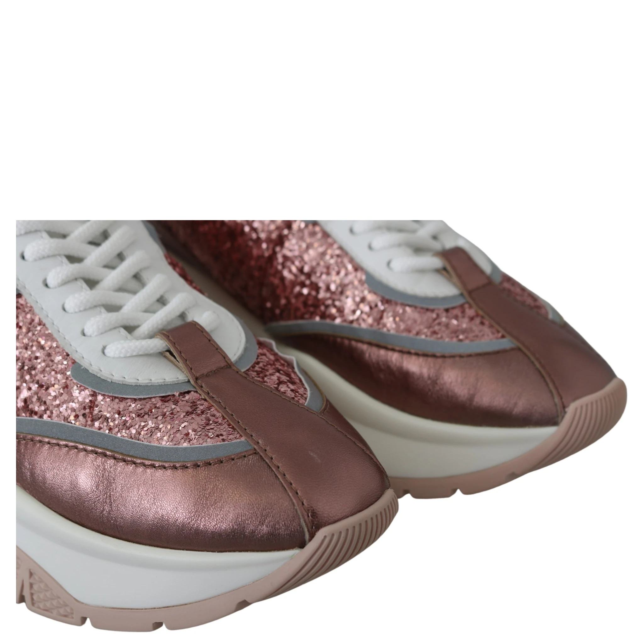 Pink Candyfloss Leather Raine Sneakers