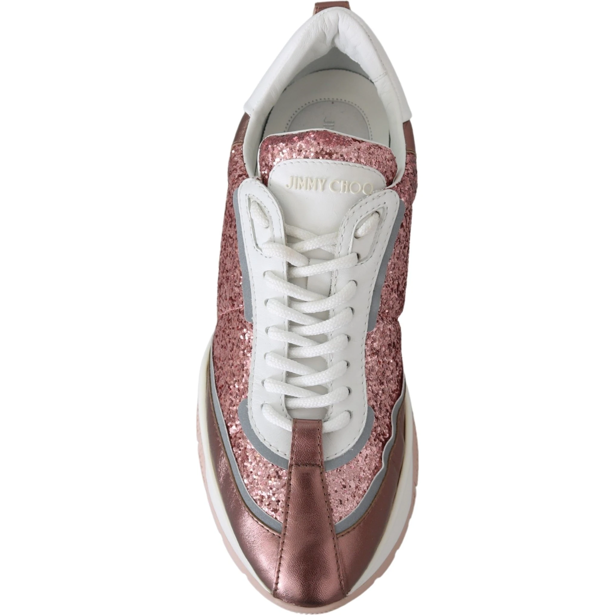 Pink Candyfloss Leather Raine Sneakers