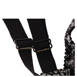 Black Silk White Lace Stretch Underwear Bra