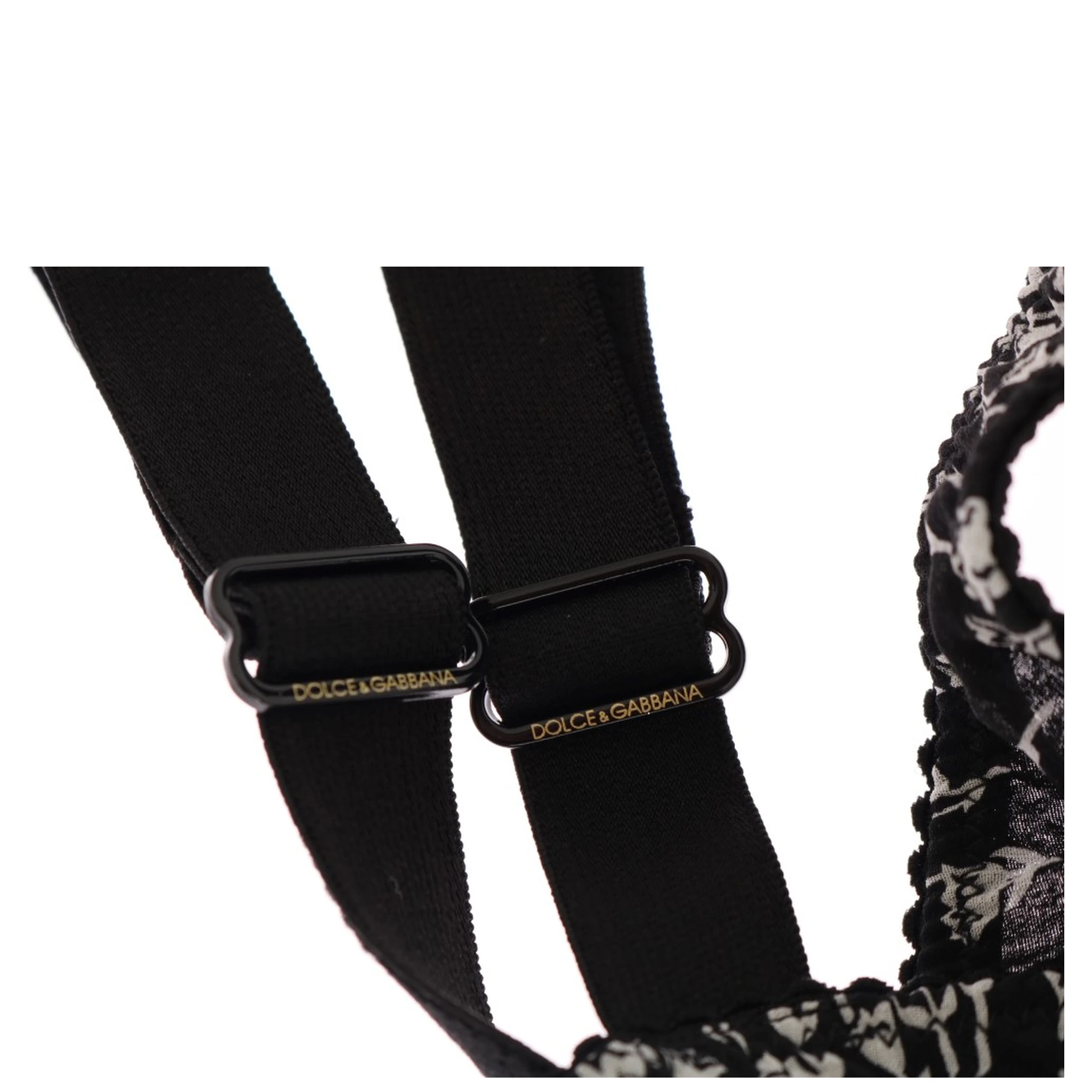 Black Silk White Lace Stretch Underwear Bra