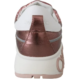 Pink Candyfloss Leather Raine Sneakers