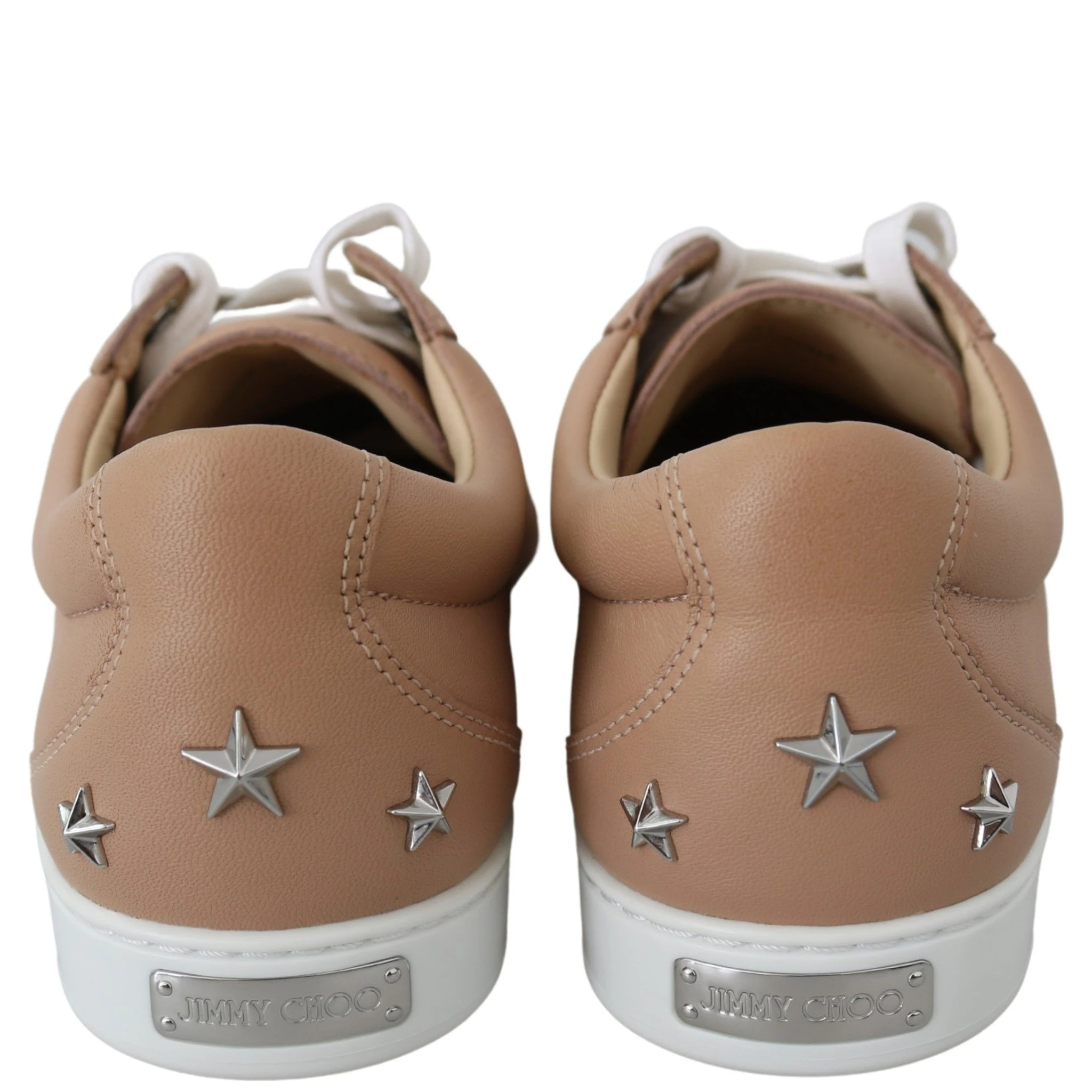 Powder Pink Leather Cash Sneakers